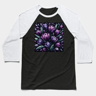 Tulip Flower Baseball T-Shirt